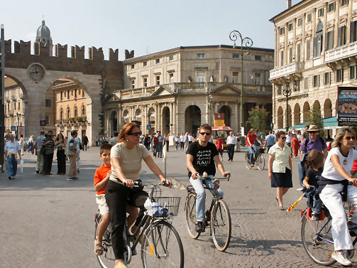 Piazza Bra in Verona