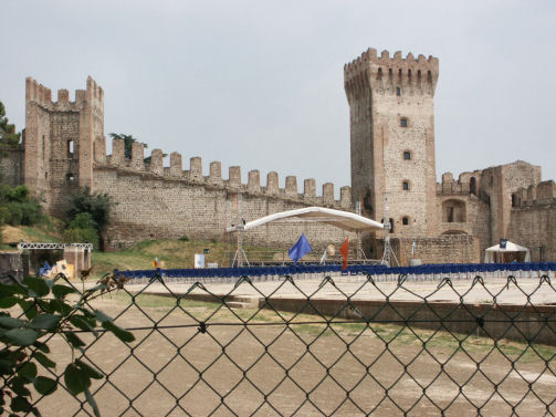 Remains of the castle in Este