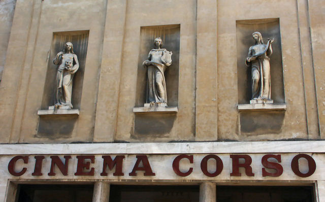 Esculturas del Cinema Corso en Vicenza