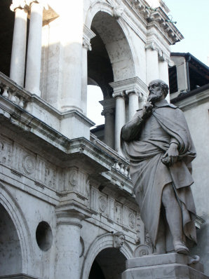 Statue of Andrea Palladio in Vicenza