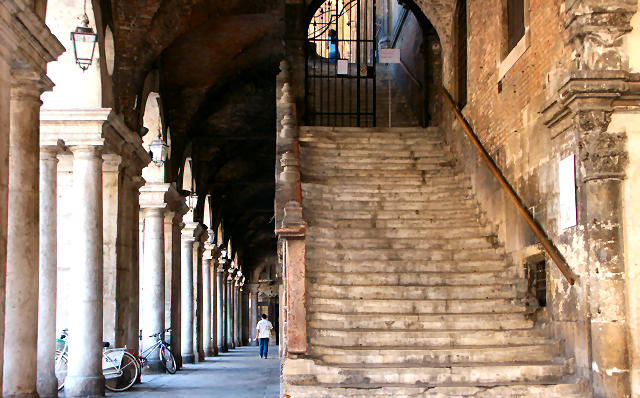 Steps leading up the basilica