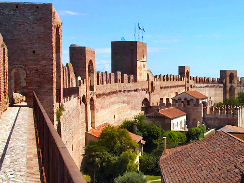 Medieval wall of Cittadella