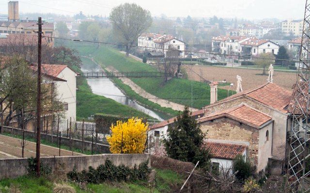 View of the Bacchiglione river