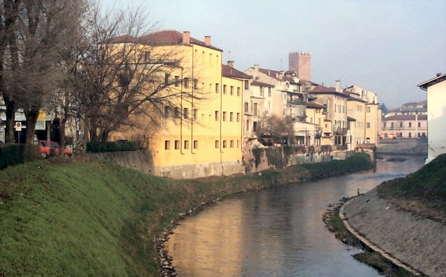 The Bacchiglione river in Vicenza