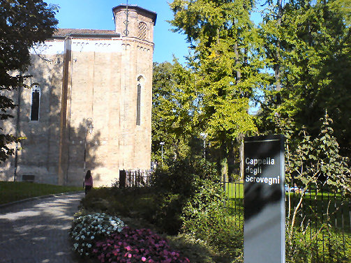 Scrovegni chapel in Padova Italy