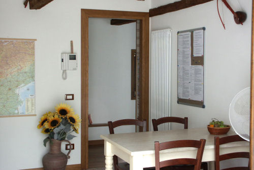 Dining room at the bed and breakfast