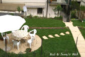 Garden area at the Bed & Breakfast