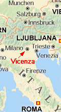 Vicenza Italy - click for interactive map