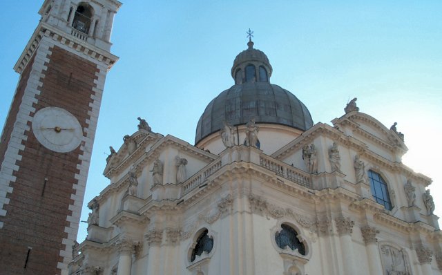The church on top of Monte Berico in Vicenza