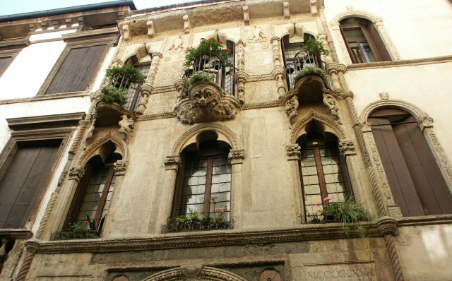 House of Pigafetta in Vicenza near the square