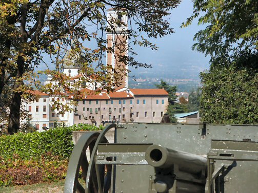 Museo del risorgimento atop Monte Berico in Vicenza